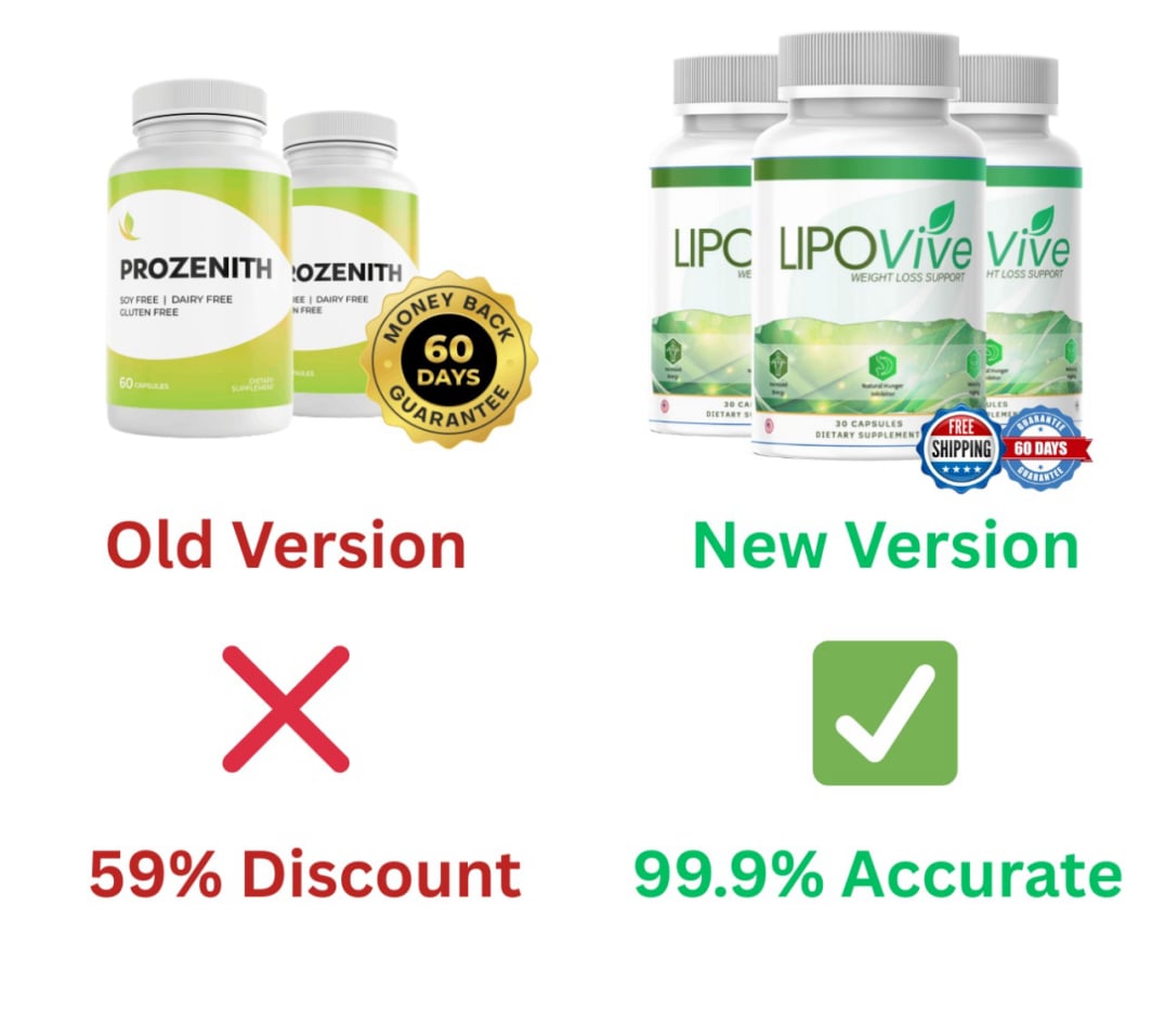 ProZenith and LipoVive Product Image